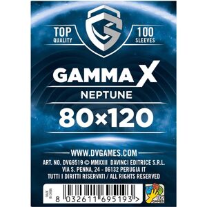DV Giochi Gamma X Neptune Bustine - Protezione Carte 80×120 DV Giochi Gamma X Neptune Bustine - Protezione Carte 80×120
