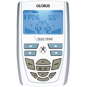 Globus Duo Tens - Électrostimulateur avec 16 électrodes & gel - Publicité Globus Duo Tens - Électrostimulateur avec 16 électrodes & gel - Publicité
