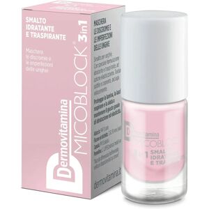 Dermovitamina Micoblock 3 in 1 smalto rosa traspirante - Smalto per unghie Dermovitamina Micoblock 3 in 1 smalto rosa traspirante - Smalto per unghie