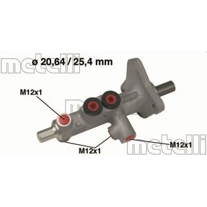 METELLI 05-0628 Aluminium Brake Master Cylinder - Brake Master Cylinder METELLI 05-0628 Aluminium Brake Master Cylinder - Brake Master Cylinder