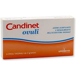 Uniderm Farmaceutici Srl Candinet Ovuli Vaginali - 6 Pezzi Uniderm Farmaceutici Srl Candinet Ovuli Vaginali - 6 Pezzi