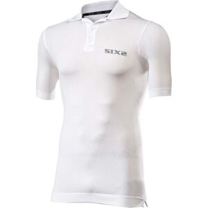 Sixs Chemise Polo Blanche - Vêtements de Sport Respirants - Publicité Sixs Chemise Polo Blanche - Vêtements de Sport Respirants - Publicité