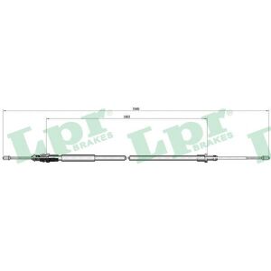Citroën C3 Hinten Handbremse Seil - C0099B Citroën C3 Hinten Handbremse Seil - C0099B