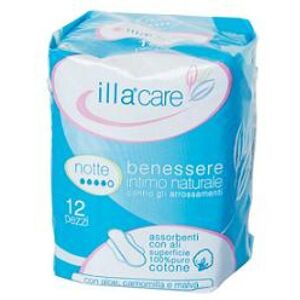Pietrasanta Pharma Spa Illa Care Nachtbinden mit Flügeln - Damenhygiene Pietrasanta Pharma Spa Illa Care Nachtbinden mit Flügeln - Damenhygiene
