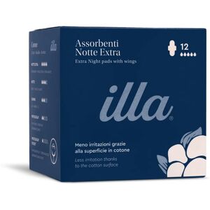 Assorbenti Notte Ipoallergenici Illa Care con Ali - Assorbenti Assorbenti Notte Ipoallergenici Illa Care con Ali - Assorbenti