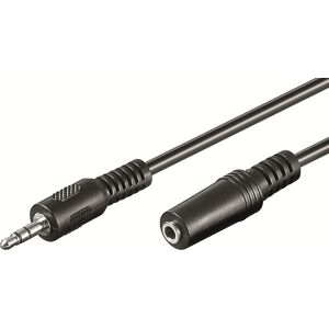 Cabo de áudio preto Ewent EW-220200-030-N-P 3m Cabo de áudio preto Ewent EW-220200-030-N-P 3m