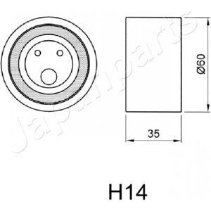 Japanparts Timing Belt Tensioner - BE-H14 Japanparts Timing Belt Tensioner - BE-H14