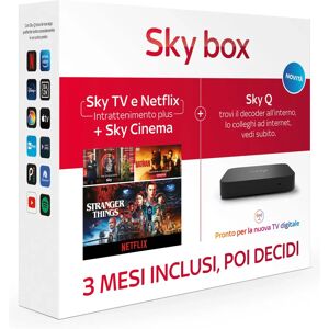Sky Q Dekoder 4K Ultra HD z Netflix i Sky Cinema Sky Q Dekoder 4K Ultra HD z Netflix i Sky Cinema