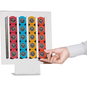 Držák kapslí na kávu Macom 834 - 20 kapslí - Chromovaná ocel - Kávový dávkovač Držák kapslí na kávu Macom 834 - 20 kapslí - Chromovaná ocel - Kávový dávkovač