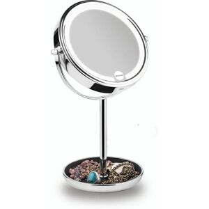Espejo de Maquillaje Macom Enjoy & Relax 233 - 5x Aumentado, Cromo Espejo de Maquillaje Macom Enjoy & Relax 233 - 5x Aumentado, Cromo