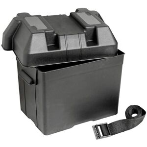 Boîte à batterie Osculati - 95A, Noire, Plastique, Sûre - Publicité Boîte à batterie Osculati - 95A, Noire, Plastique, Sûre - Publicité