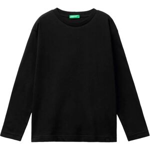 Benetton S Organic Cotton Black Kids T-shirt Benetton S Organic Cotton Black Kids T-shirt
