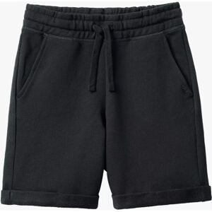 Benetton S Black Kids' Cotton Sweat Bermuda Shorts Benetton S Black Kids' Cotton Sweat Bermuda Shorts