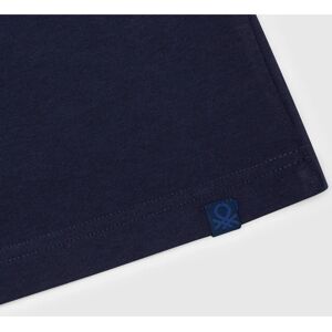 Benetton 3XL Dark Blue Organic Cotton T-shirt - Kids Benetton 3XL Dark Blue Organic Cotton T-shirt - Kids