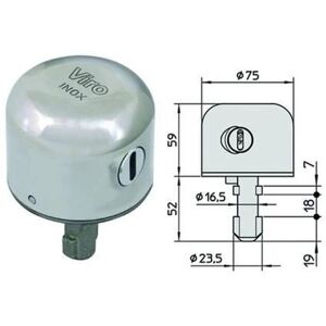 VIRO - 4221.500 - Cuffia acciaio inox - Lucchetto bloccaserranda VIRO - 4221.500 - Cuffia acciaio inox - Lucchetto bloccaserranda