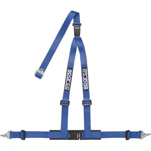 Sparco Blue 3-Point Seat Belt - Protecteur De Bassin Et Monture À Vis Incluses Sparco Blue 3-Point Seat Belt - Protecteur De Bassin Et Monture À Vis Incluses