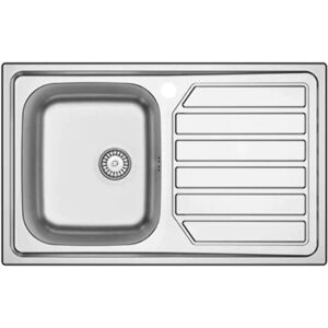 Fregadero de Acero Inoxidable DianFlex - 80x50cm, Escurridor a la Derecha Fregadero de Acero Inoxidable DianFlex - 80x50cm, Escurridor a la Derecha