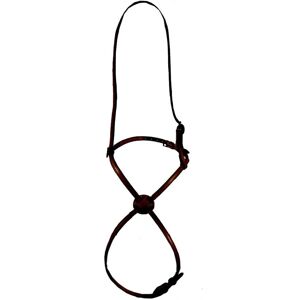 TATTINI Collier de nez en cuir croisé pour cheval - Collier de nez - Publicité TATTINI Collier de nez en cuir croisé pour cheval - Collier de nez - Publicité