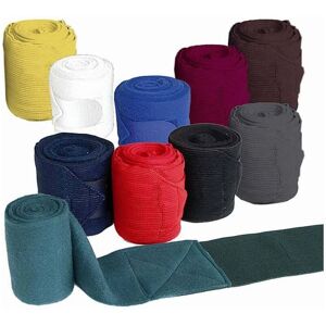 Bandages pour chevaux DASLO - Élastiques en polar avec velcro - Lot de 4 - Publicité Bandages pour chevaux DASLO - Élastiques en polar avec velcro - Lot de 4 - Publicité