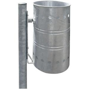 ANDRYS SRL Andrys - Papelera para Exteriores con Soporte y Cesto - Acero Galvanizado ANDRYS SRL Andrys - Papelera para Exteriores con Soporte y Cesto - Acero Galvanizado