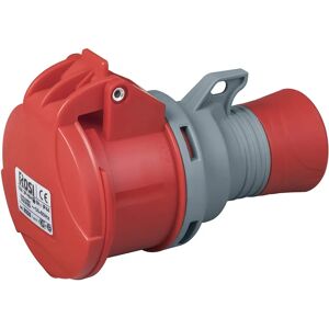 Prese industriali Rosi - 3P+T, 16A, IP54, Rosso Prese industriali Rosi - 3P+T, 16A, IP54, Rosso