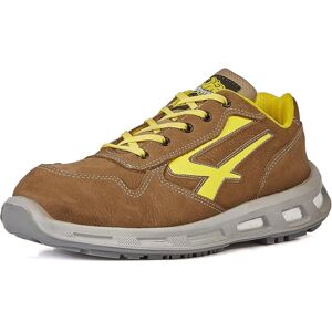 U-Power - Modelo RL20184 - Zapatos de Seguridad - Marrón / Amarillo - Ligeros, Cómodos, ESD U-Power - Modelo RL20184 - Zapatos de Seguridad - Marrón / Amarillo - Ligeros, Cómodos, ESD