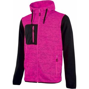 Felpa Rainbow Fucsia con cappuccio e zip completa Felpa Rainbow Fucsia con cappuccio e zip completa