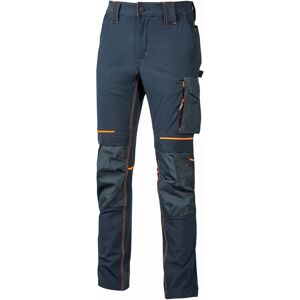 Pantaloni da lavoro blu U-power - Modello Atom, 4XL, Tessuto stretch Pantaloni da lavoro blu U-power - Modello Atom, 4XL, Tessuto stretch