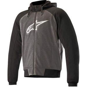 Alpinestars Chrome Sport Motorcycle Hoodie - Grey Alpinestars Chrome Sport Motorcycle Hoodie - Grey