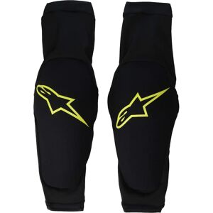 Alpinestars Paragon Plus Knee Protectors - Unisex Black Yellow L Alpinestars Paragon Plus Knee Protectors - Unisex Black Yellow L