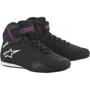 Zapatos de motocicleta Stella Sektor de microfibra Alpinestars - Mujer Negro Rosa Zapatos de motocicleta Stella Sektor de microfibra Alpinestars - Mujer Negro Rosa