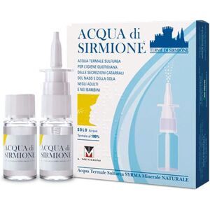 Terme di Sirmione - Spray Nasale Termale allo Zolfo - 6 x 15ml Terme di Sirmione - Spray Nasale Termale allo Zolfo - 6 x 15ml