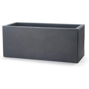 Marca Modelo Maceta Rectangular Antracita - Decoración de Jardín Marca Modelo Maceta Rectangular Antracita - Decoración de Jardín