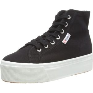 Superga Witte Hoge Sneakers - Sneakers - Duurzame katoenen canvas bovenwerk Superga Witte Hoge Sneakers - Sneakers - Duurzame katoenen canvas bovenwerk