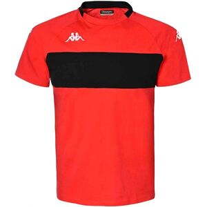Camiseta Vermelha Diago da Kappa de Manga Curta - Camiseta Camiseta Vermelha Diago da Kappa de Manga Curta - Camiseta