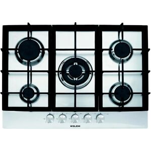 Glem Gas GT755HIX - Piano cottura a gas - 5 fuochi - Acciaio inox Glem Gas GT755HIX - Piano cottura a gas - 5 fuochi - Acciaio inox