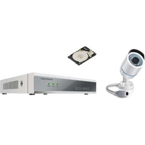 Tecnomat Bricoman Kit Proxe Powerline Nvr 4-Channel Camera 1MP - Beveiligingssysteem Tecnomat Bricoman Kit Proxe Powerline Nvr 4-Channel Camera 1MP - Beveiligingssysteem