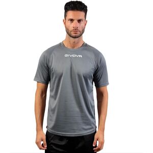 T-shirt de entraînement gris Givova One MAC010023 pour hommes toute l'année - Publicité T-shirt de entraînement gris Givova One MAC010023 pour hommes toute l'année - Publicité