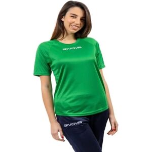 Givova MAC010013 T-shirt d'entraînement verte pour hommes - Entraînement - Publicité Givova MAC010013 T-shirt d'entraînement verte pour hommes - Entraînement - Publicité