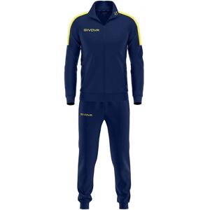 Givova Model TR033-0407 Blue Tracksuit - Tracksuit Givova Model TR033-0407 Blue Tracksuit - Tracksuit
