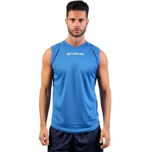 Givova One Smanicato XL Bleu - T-shirt sans manches - Publicité Givova One Smanicato XL Bleu - T-shirt sans manches - Publicité