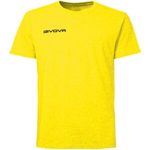 GIVOVA S Yellow Sport T-Shirt for Men - T-Shirt for Football GIVOVA S Yellow Sport T-Shirt for Men - T-Shirt for Football