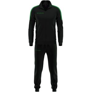 Givova Tuta Revolution TR0331013 - Conjunto de futebol masculino o ano todo preto 192-196cm/XXL Givova Tuta Revolution TR0331013 - Conjunto de futebol masculino o ano todo preto 192-196cm/XXL