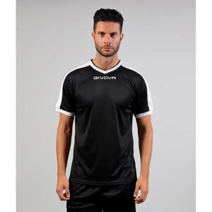 Givova Revolution Interlock MAC041003 Futebol - O ano todo Homens Preto 158-168 cm/S Givova Revolution Interlock MAC041003 Futebol - O ano todo Homens Preto 158-168 cm/S