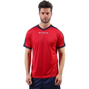 Givova Revolution Interlock MAC041204 futebol - Para homens o ano todo vermelho 176-184cm Givova Revolution Interlock MAC041204 futebol - Para homens o ano todo vermelho 176-184cm