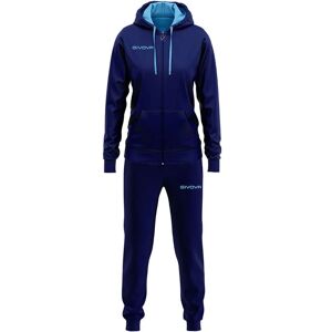 Givova Lady Blue 3XL Sports Suit for Women Givova Lady Blue 3XL Sports Suit for Women