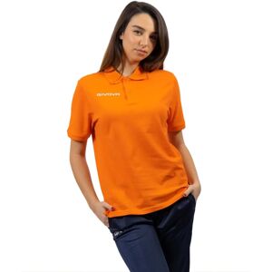 Givova MA005-0001 Orange Polo Shirt - Poloshirt Givova MA005-0001 Orange Polo Shirt - Poloshirt