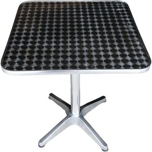 Tavolo Quadrato Impermeabile in Alluminio 60x60 Tavolo Quadrato Impermeabile in Alluminio 60x60