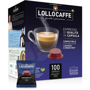 Lollo Caffè Passionemio Nero - Capsules de café - 100 pcs - Publicité Lollo Caffè Passionemio Nero - Capsules de café - 100 pcs - Publicité