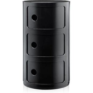 Kartell Negru Componibili Sistem de Depozitare - 3 Secțiuni - Mobilier Modular Kartell Negru Componibili Sistem de Depozitare - 3 Secțiuni - Mobilier Modular